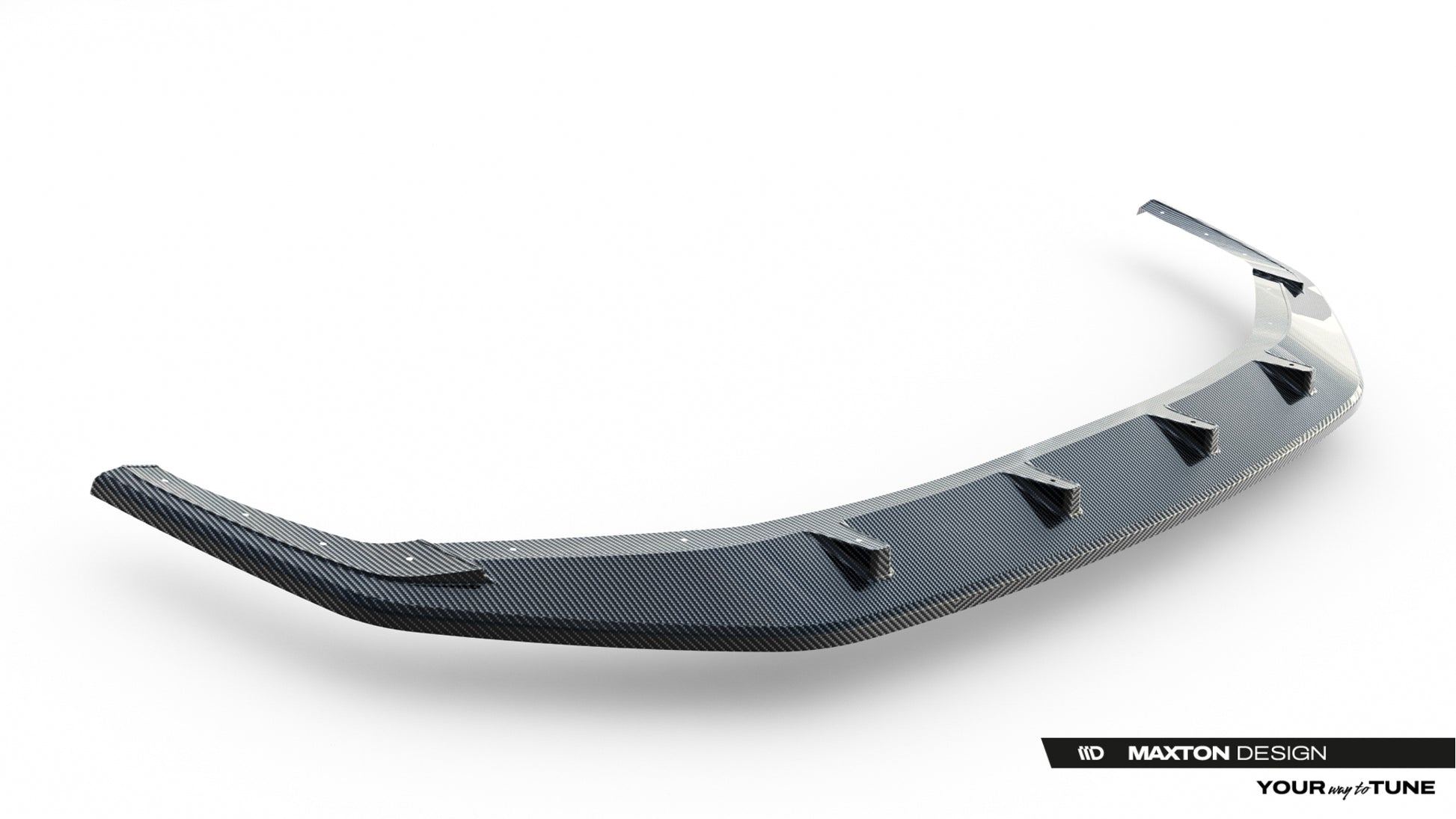 Prepreg Carbon Fiber Front Splitter Audi RS6 C8 / C8 Facelift