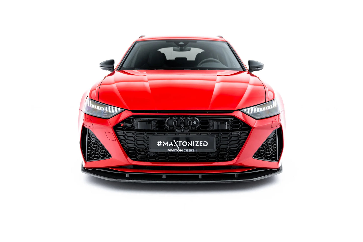 Prepreg Carbon Fiber Front Splitter Audi RS6 C8 / C8 Facelift