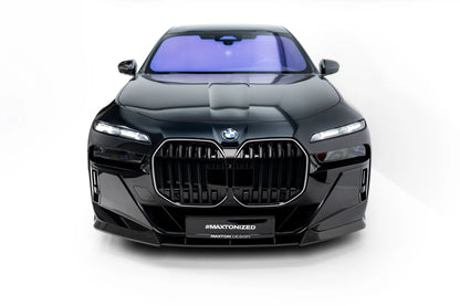 Prepreg Carbon Fiber Front Splitter BMW 7 M-Pack / M760e / i7 M-Pack G70