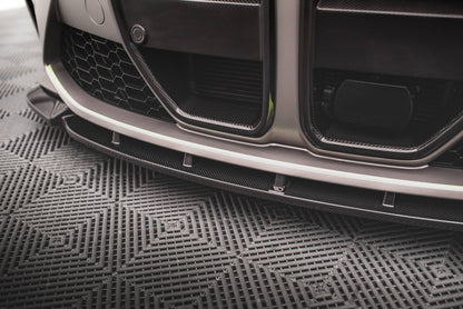 Prepreg Carbon Fiber Front Splitter V.1 BMW M4 G82 / G82 Facelift