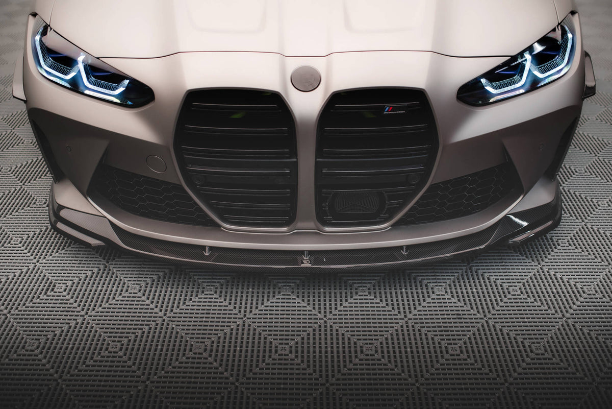 Prepreg Carbon Fiber Front Splitter V.2 BMW M4 G82 / G82 Facelift