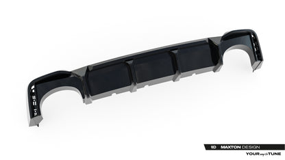 Prepreg Carbon Fiber Rear Diffuser Audi RS6 C8 / C8 Facelift (version without towbar)