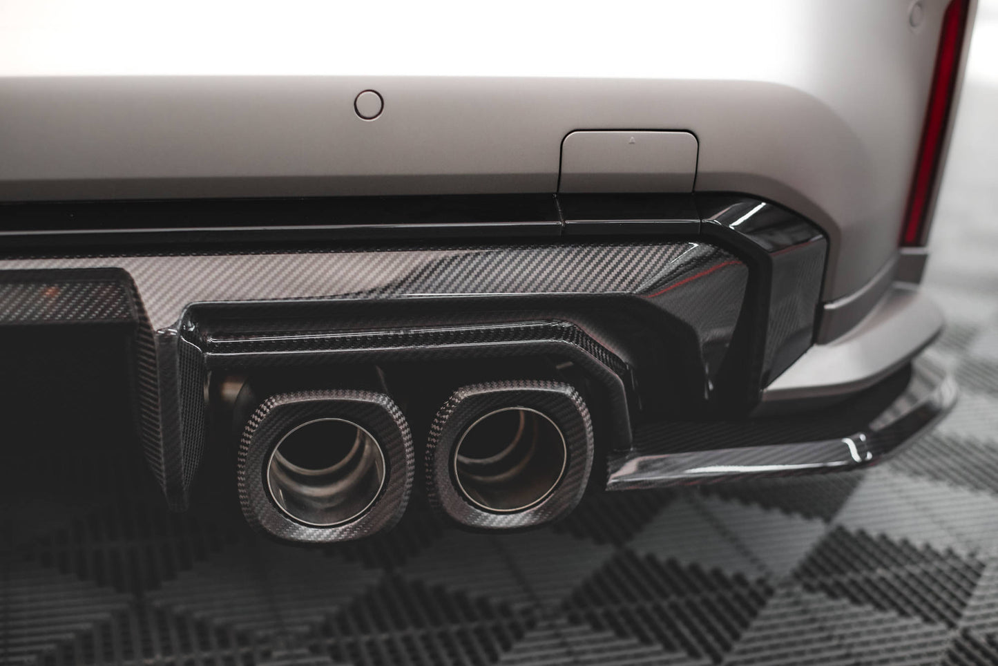 Prepreg Carbon Fiber Rear Diffuser BMW M4 G82 / G82 Facelift