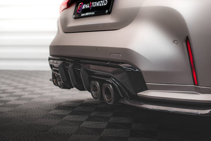 Prepreg Carbon Fiber Rear Diffuser BMW M4 G82 / G82 Facelift