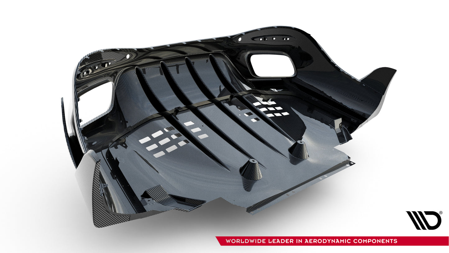 Prepreg Carbon Fiber Rear Diffuser Mercedes-AMG GT 63 / 55 / 63 S E Performance C192