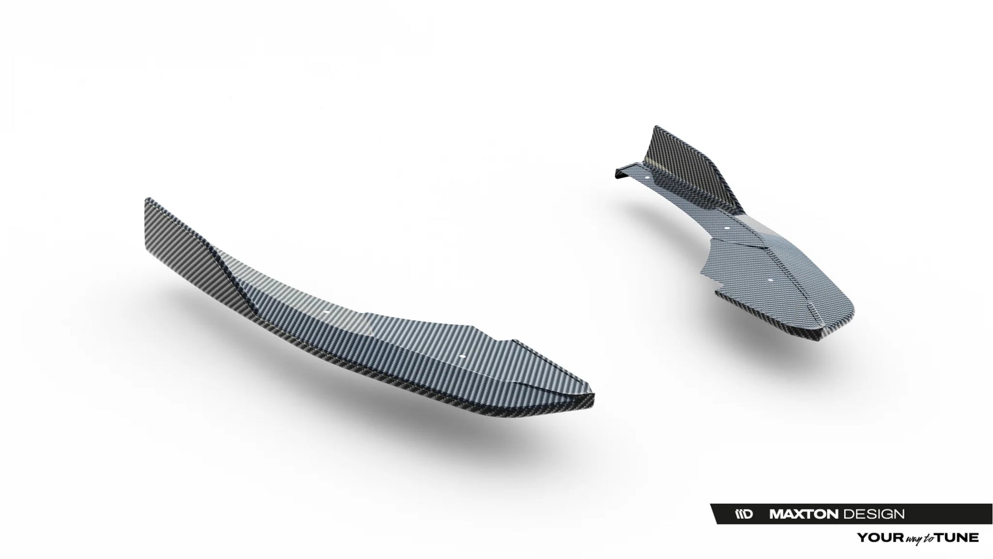 Prepreg Carbon Fiber Rear Side Splitters Audi RS3 Sportback 8Y Facelift
