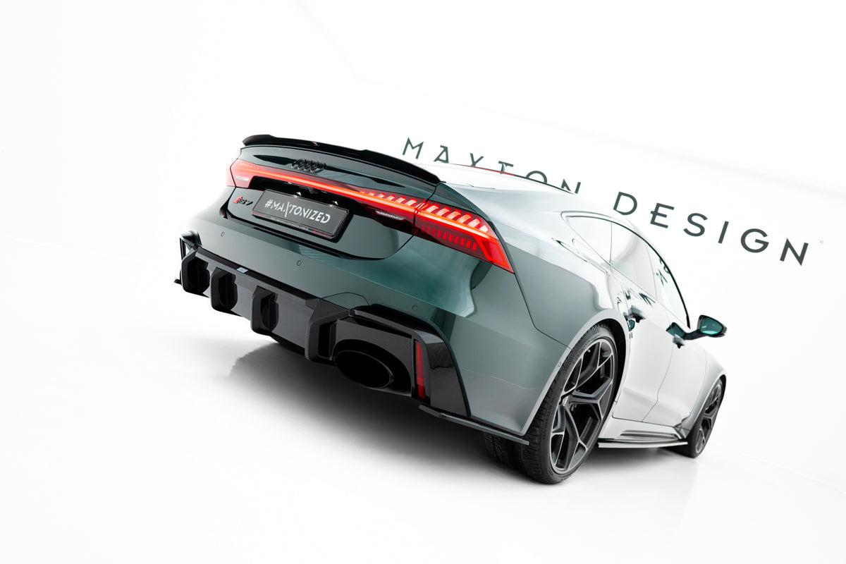 Prepreg Carbon Fiber Rear Side Splitters Audi RS7 C8