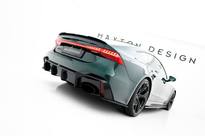 Prepreg Carbon Fiber Rear Side Splitters Audi RS7 C8