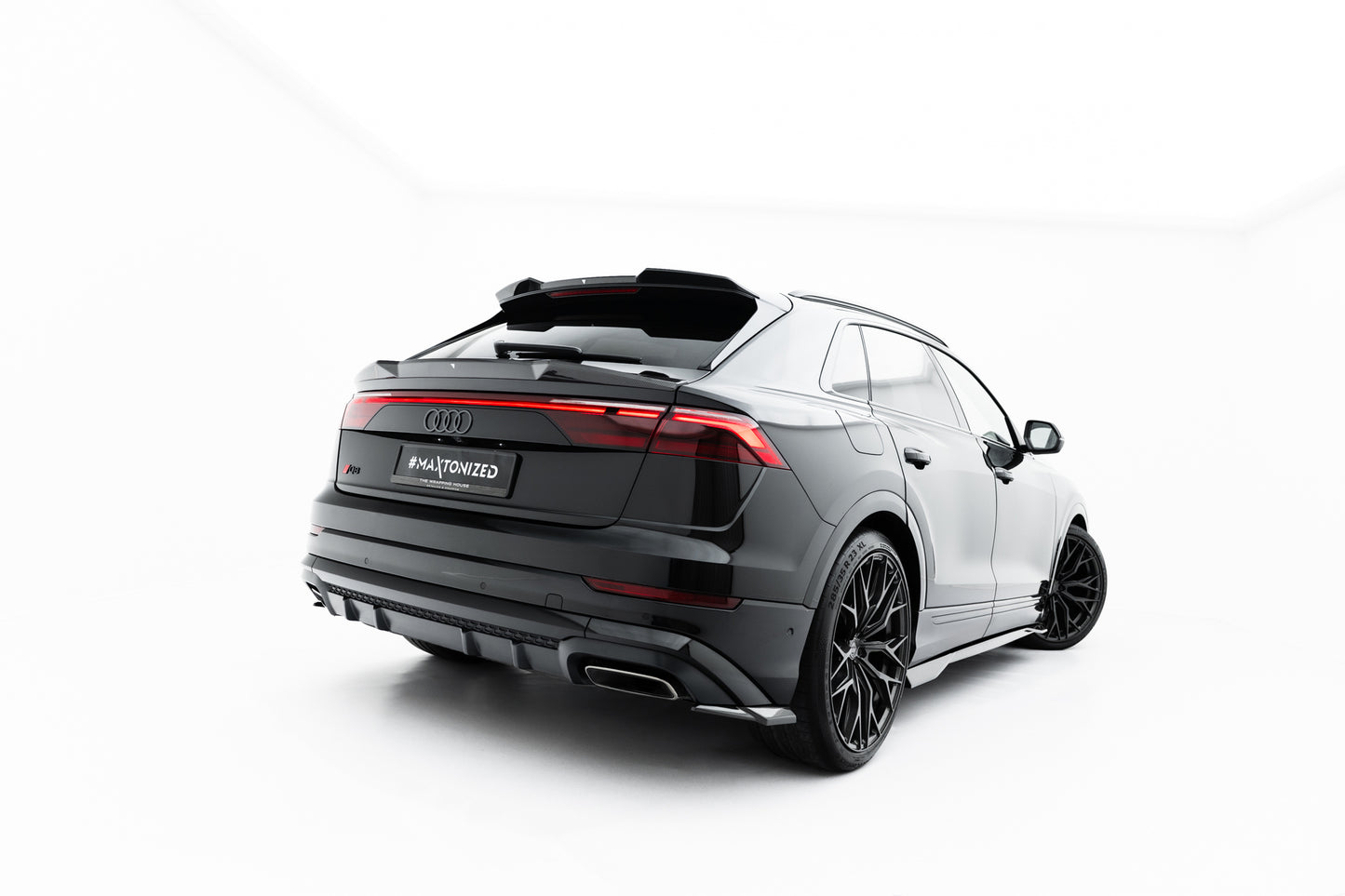Prepreg Carbon Fiber Rear Side Splitters Audi SQ8 / Q8 S-Line Mk1 Facelift