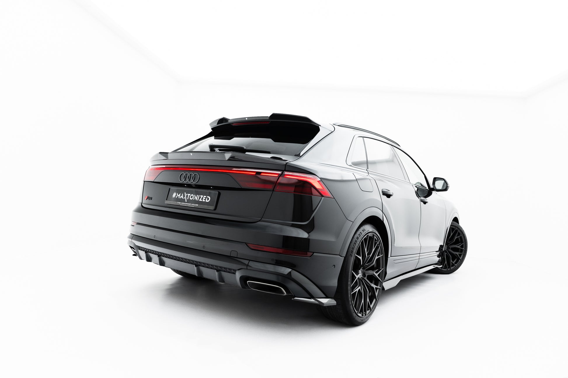 Prepreg Carbon Fiber Rear Side Splitters Audi SQ8 / Q8 S-Line Mk1 Facelift