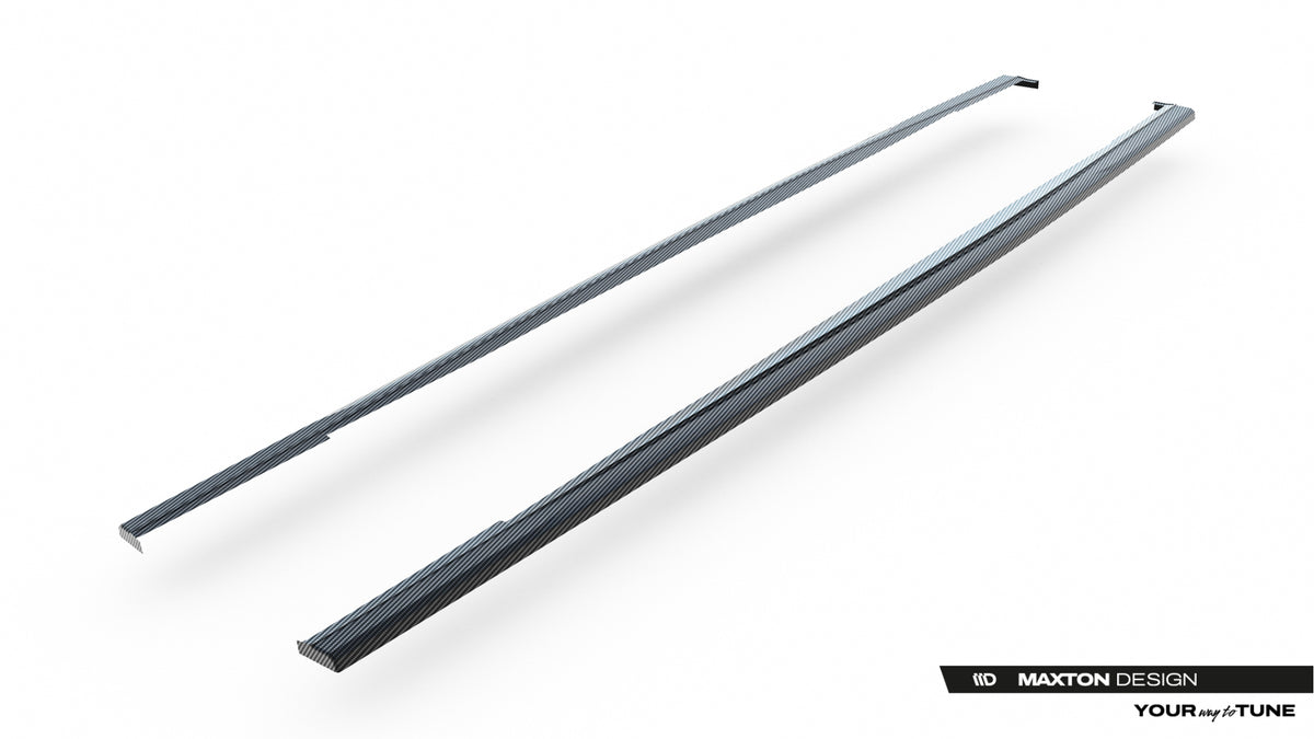 Prepreg Carbon Fiber Side Skirts Audi RS6 C8 / C8 Facelift