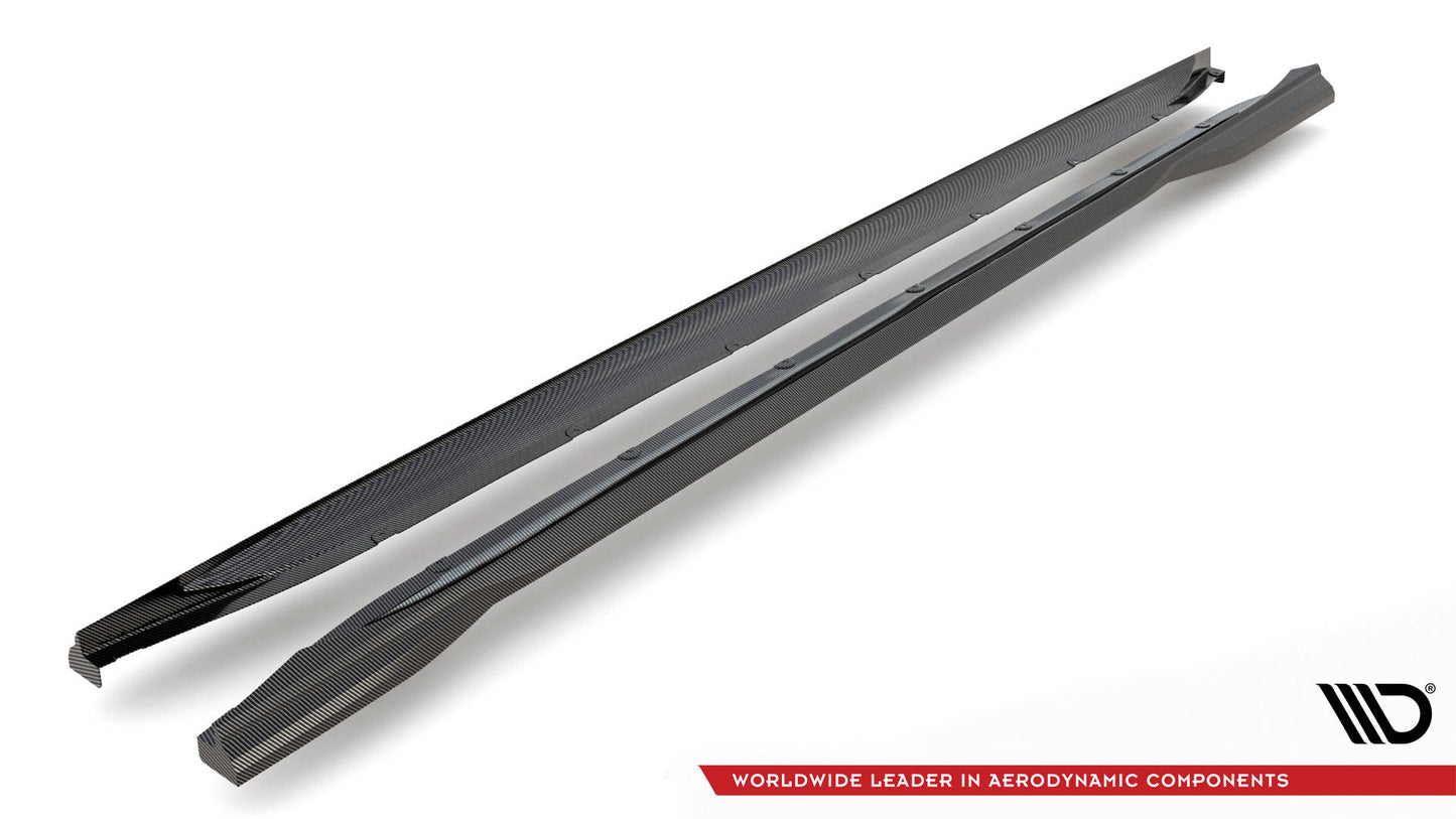 Prepreg Carbon Fiber Side Skirts BMW M4 G82 / G82 Facelift