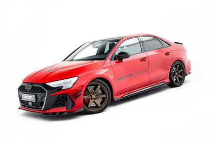 Prepreg Carbon Fiber Side Skirts V.1 Audi RS3 Sedan / Sportback 8Y / 8Y Facelift