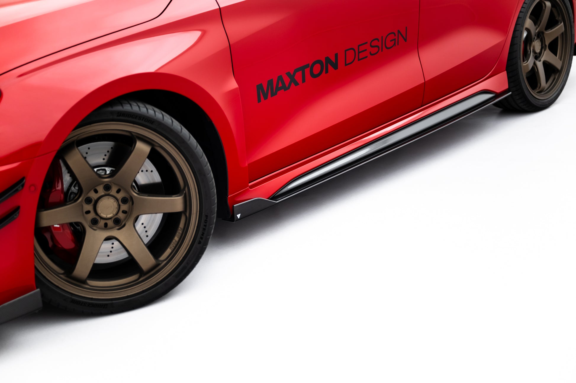 Prepreg Carbon Fiber Side Skirts V.1 Audi RS3 Sedan / Sportback 8Y / 8Y Facelift