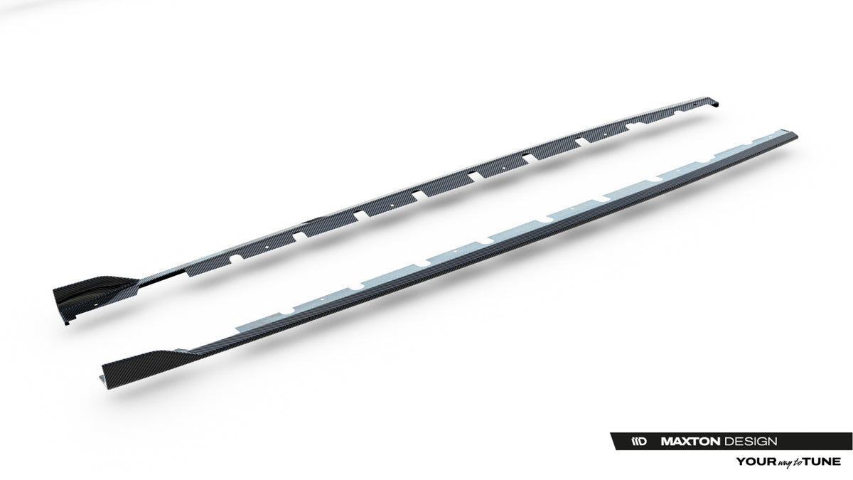 Prepreg Carbon Fiber Side Skirts V.1 Audi RS3 Sedan / Sportback 8Y / 8Y Facelift
