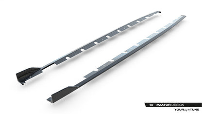 Prepreg Carbon Fiber Side Skirts V.1 Audi RS3 Sedan / Sportback 8Y / 8Y Facelift