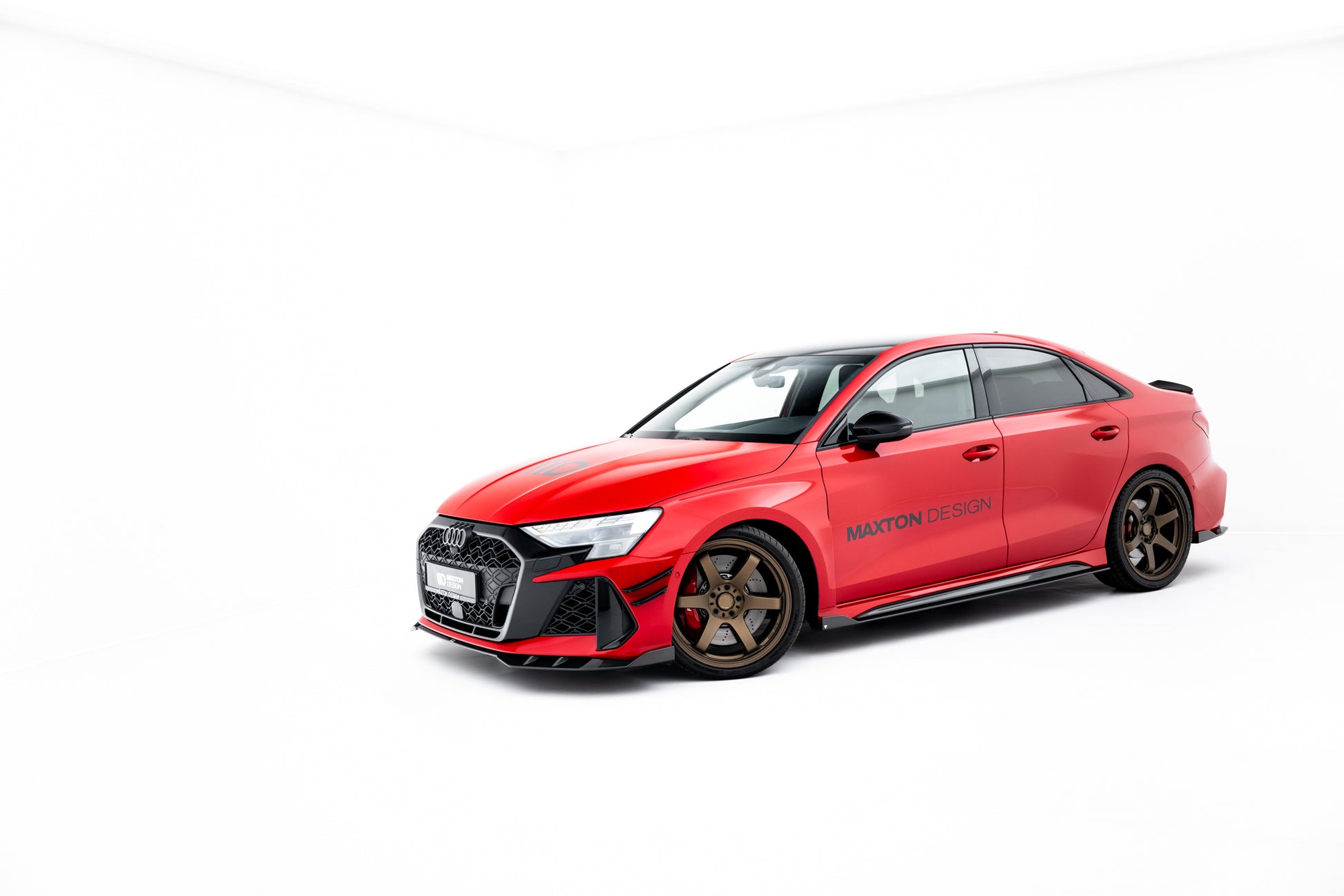 Prepreg Carbon Fiber Side Skirts V.1 Audi RS3 Sedan / Sportback 8Y / 8Y Facelift