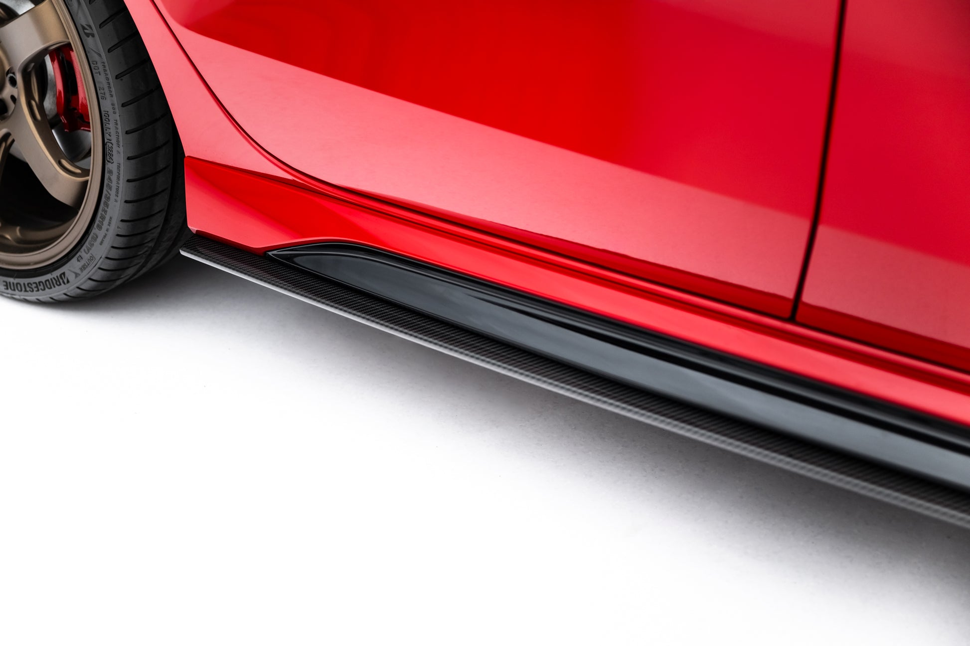 Prepreg Carbon Fiber Side Skirts V.1 Audi RS3 Sedan / Sportback 8Y / 8Y Facelift