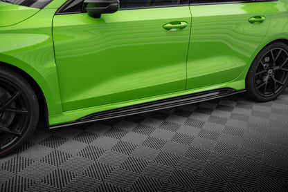 Prepreg Carbon Fiber Side Skirts V.3 Audi RS3 Sedan / Sportback 8Y / 8Y Facelift