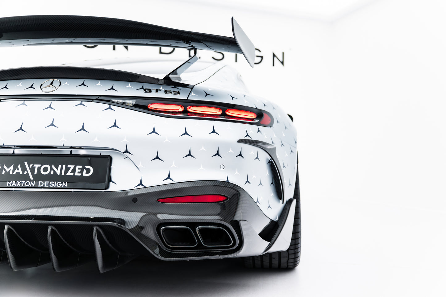 Prepreg Rear Bumper Carbon Canards Mercedes-AMG GT 63 / 55 / 63 S E Performance C192