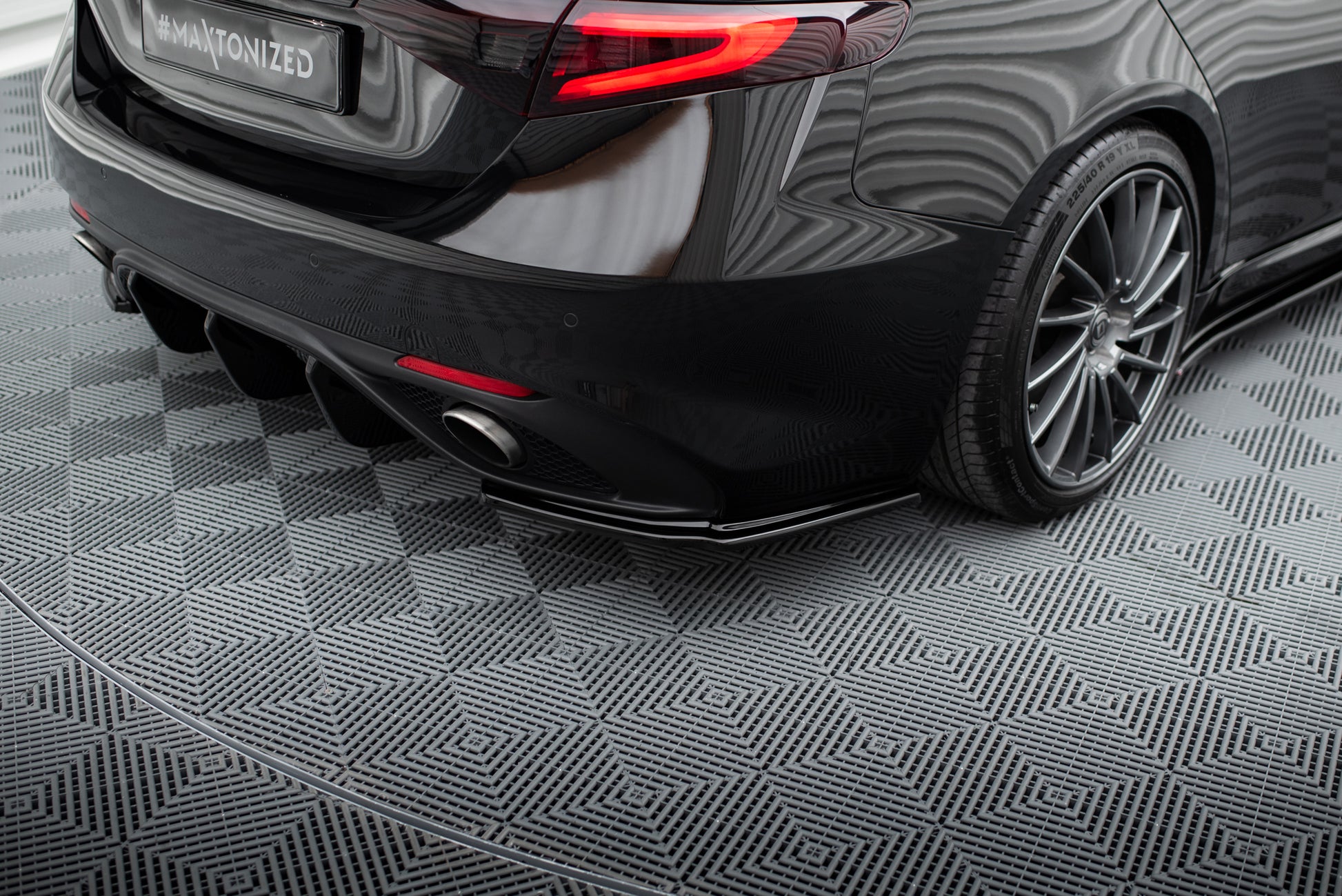 REAR SIDE SPLITTERS ALFA ROMEO GIULIA VELOCE