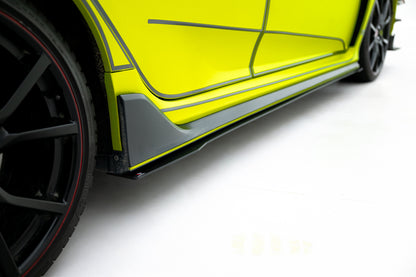 Racing Side Skirts Diffusers Honda Civic Type-R Mk10 / Mk10 Facelift
