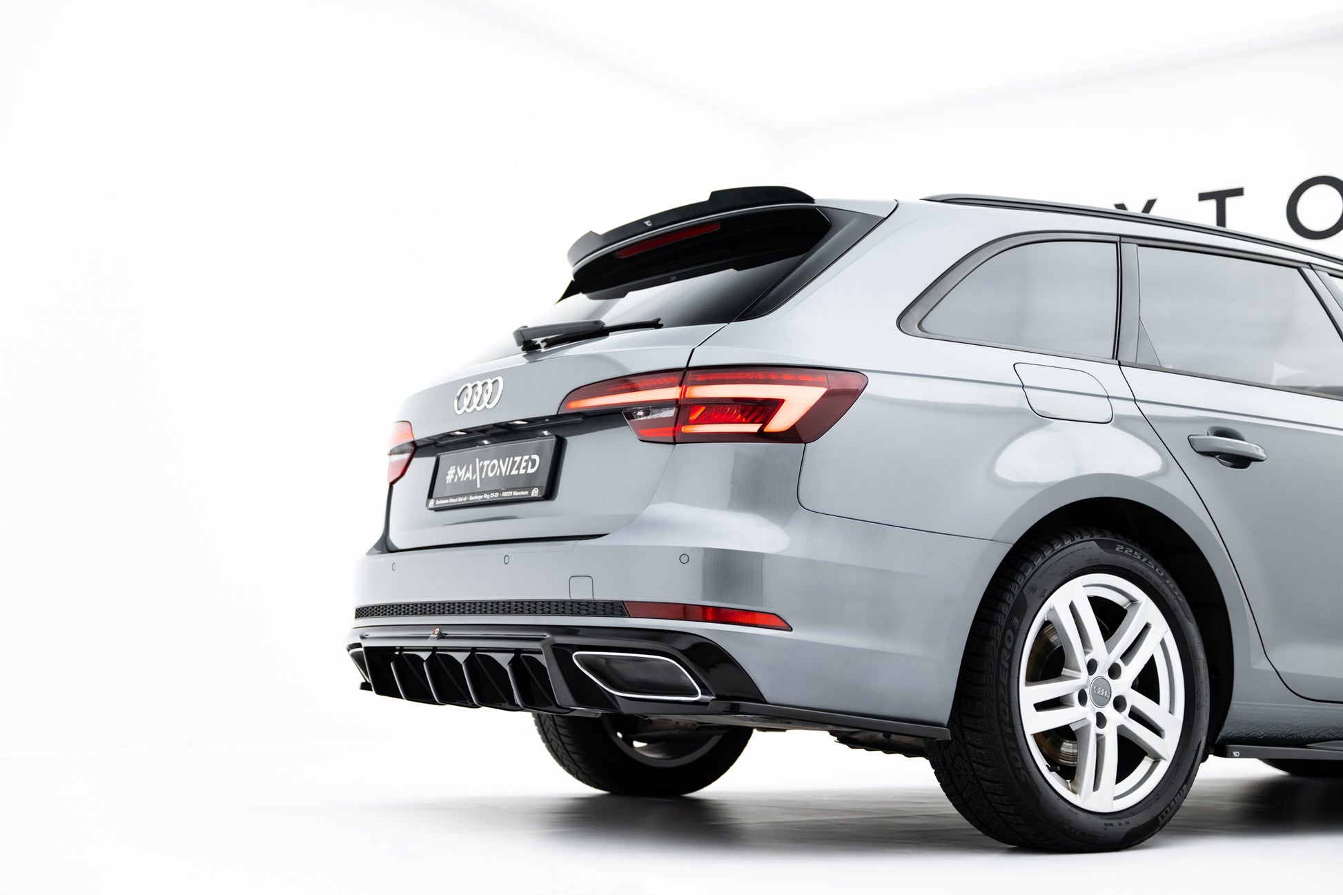 Rear Side Splitters Audi A4 / A4 S-Line / S4 Sedan / Avant B9