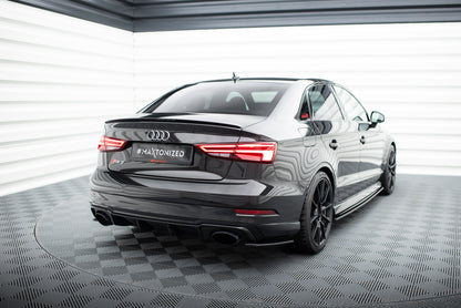 Rear Side Splitters Audi RS3 Sedan 8V Facelift
