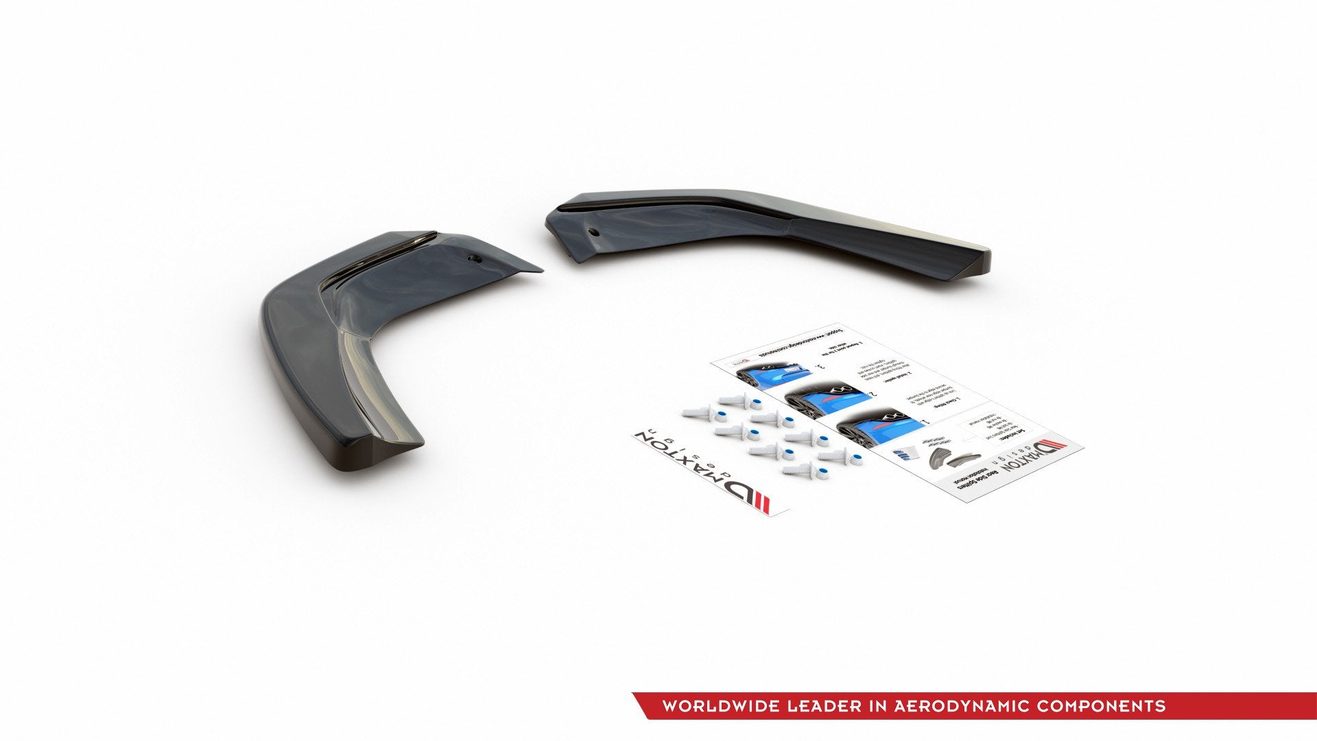 Rear Side Splitters Mercedes A35 AMG Aero Hatchback W177
