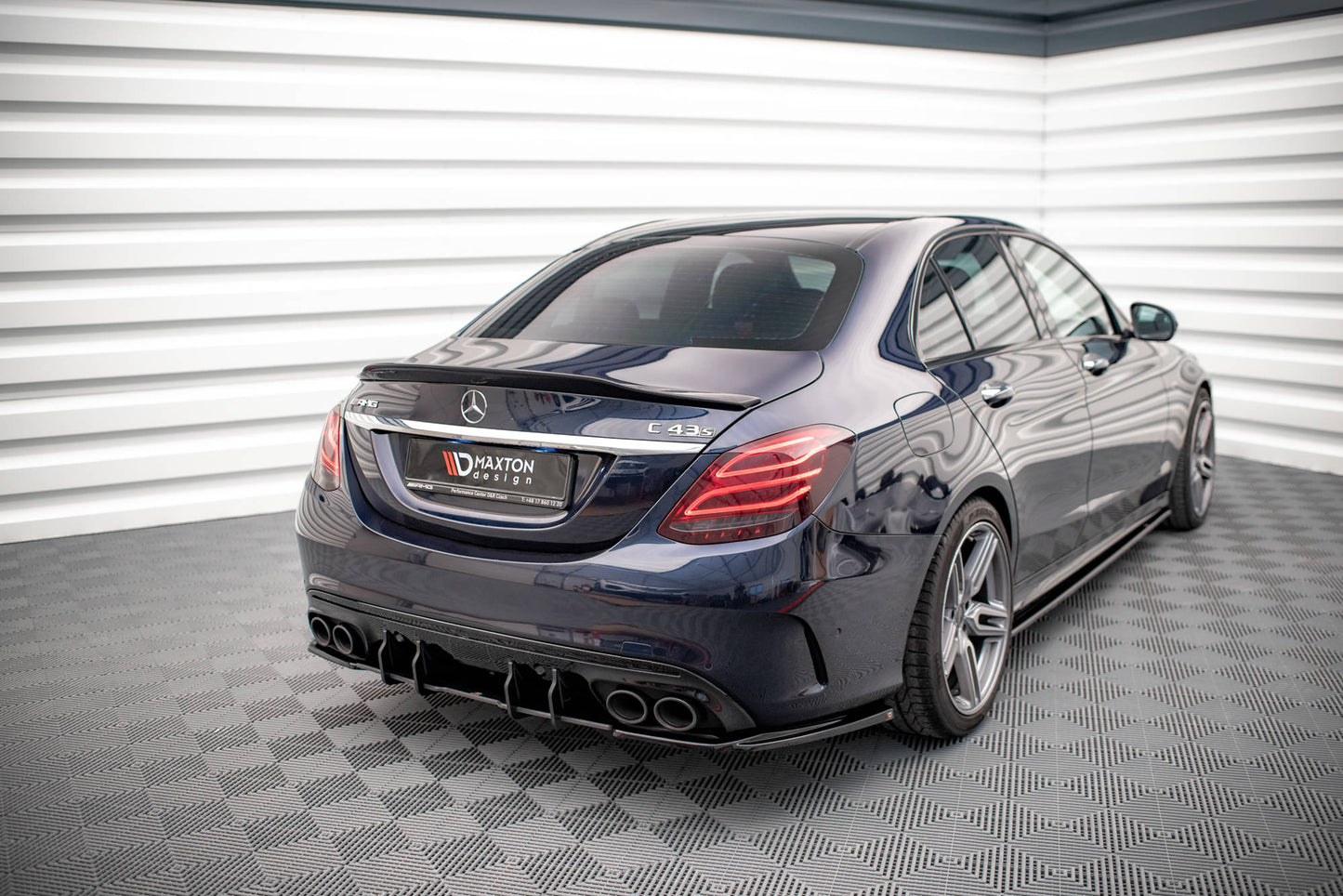 Rear Side Splitters Mercedes-AMG C 43 Sedan  W205 Facelift