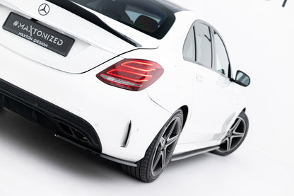 Rear Side Splitters Mercedes-Benz C AMG-Line / C43 AMG Sedan W205