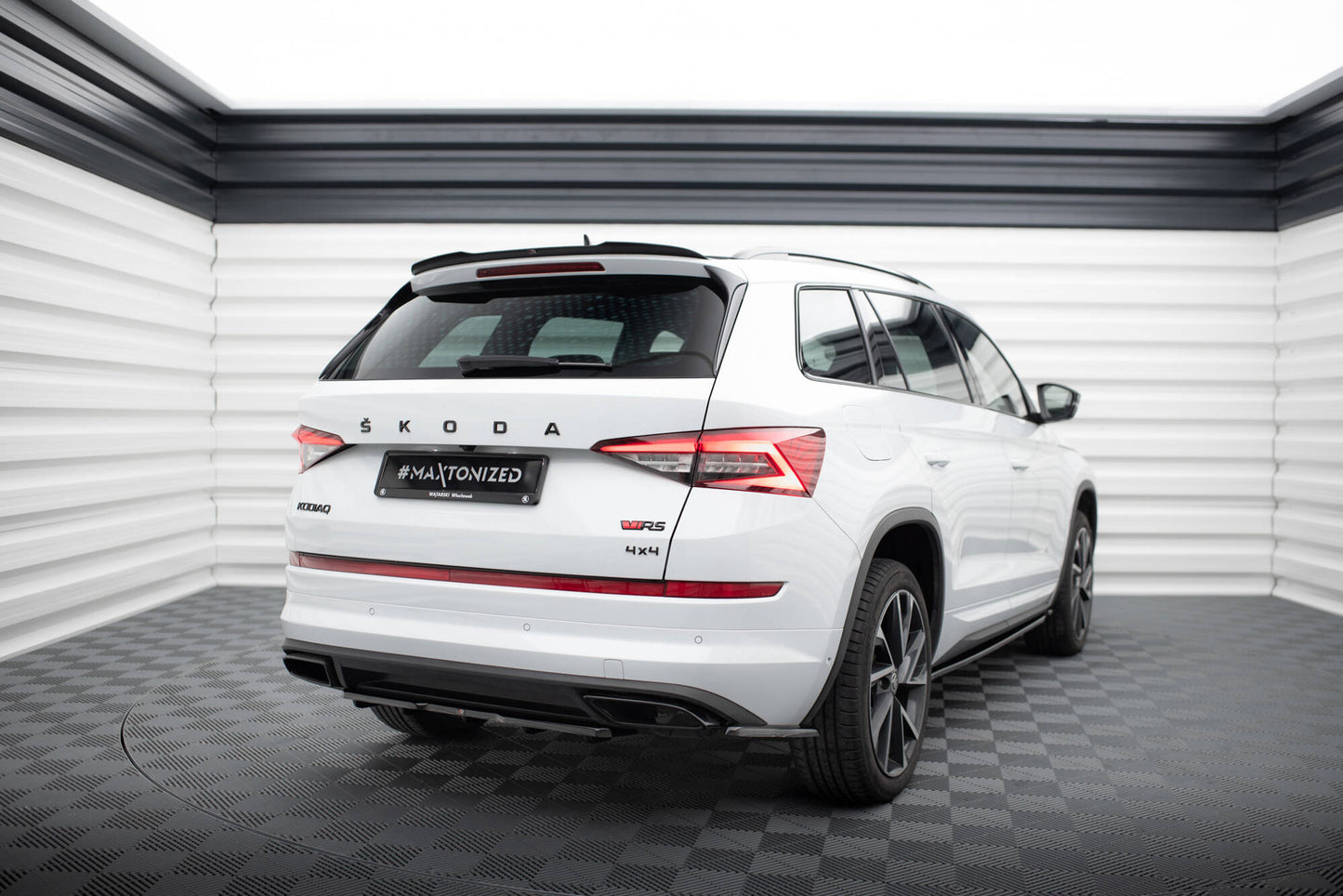 Rear Side Splitters Skoda Kodiaq RS Mk1 / Mk1 Facelift