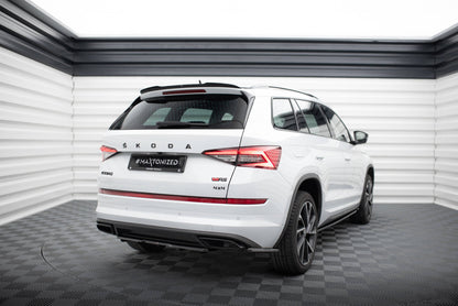 Rear Side Splitters Skoda Kodiaq RS Mk1 / Mk1 Facelift