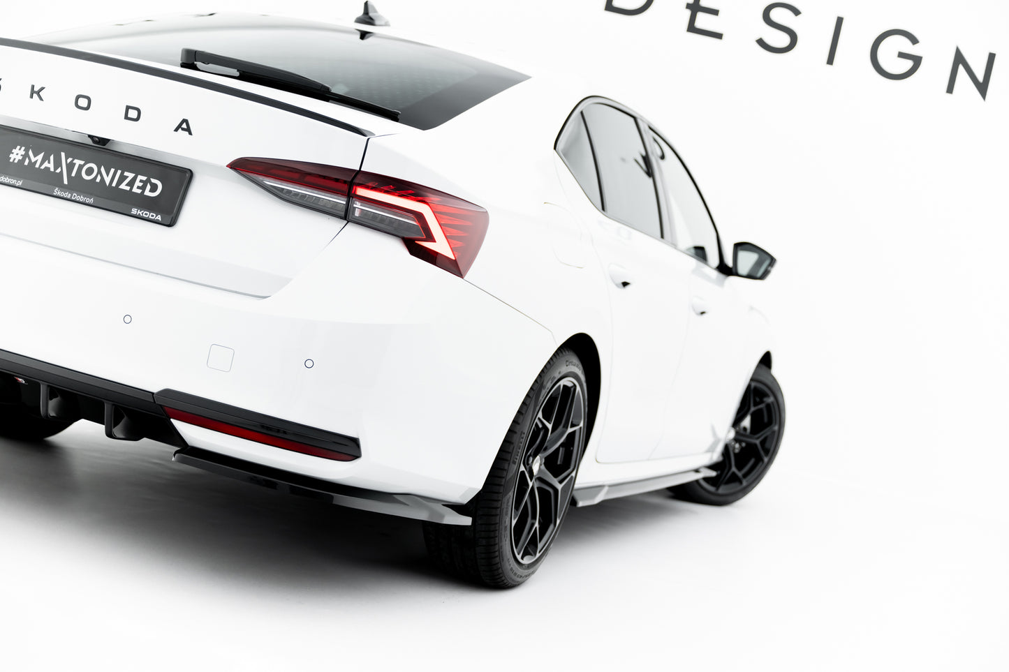 Rear Side Splitters Skoda Octavia Sportline Liftback / Combi Mk4 Facelift