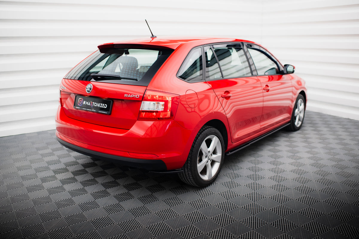 Rear Side Splitters Skoda Rapid Spaceback
