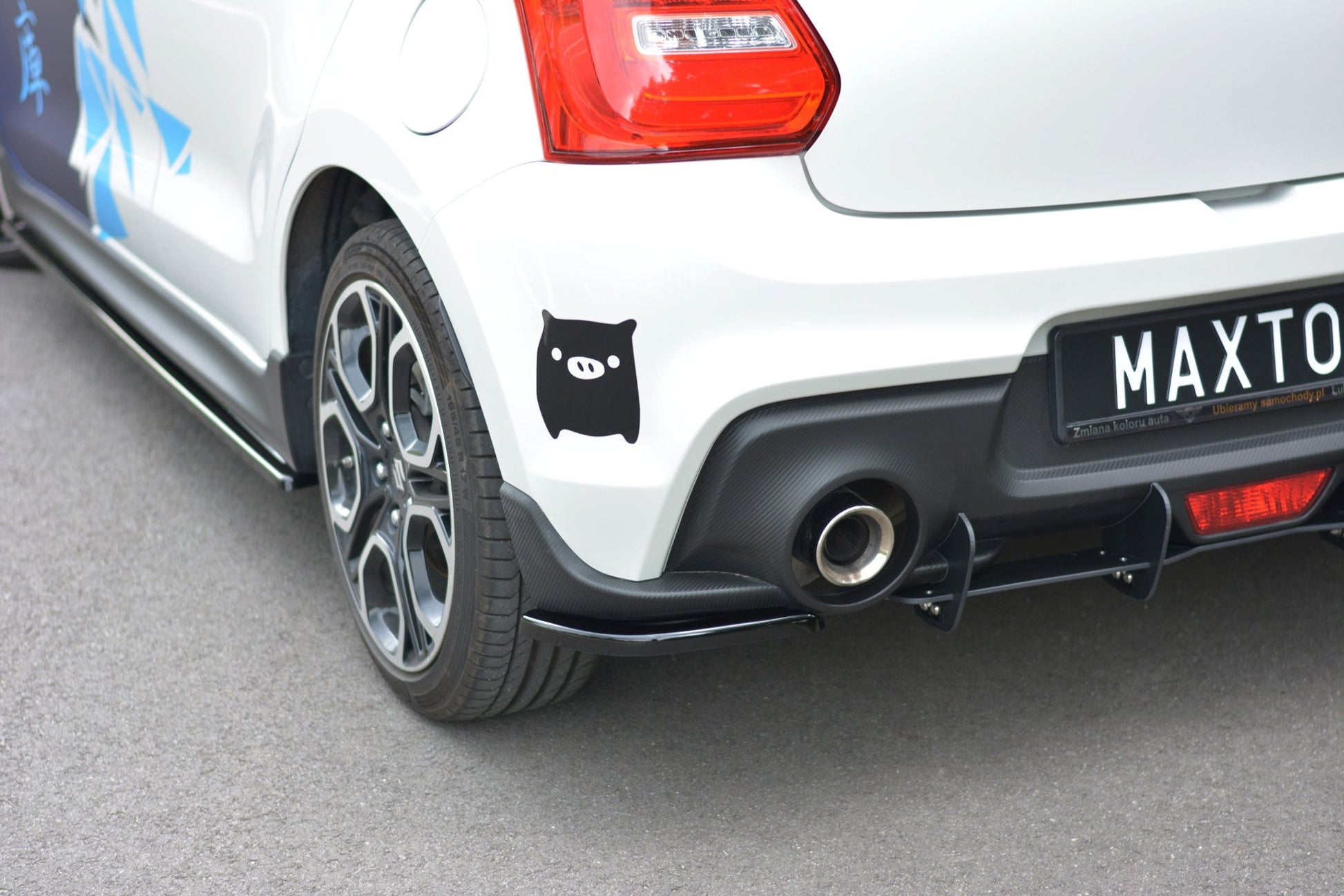 Rear Side Splitters  Suzuki Swift Mk6