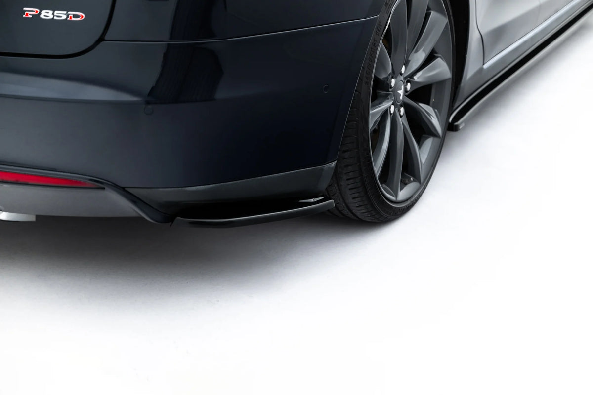 Rear Side Splitters V.1 Tesla Model S Mk1