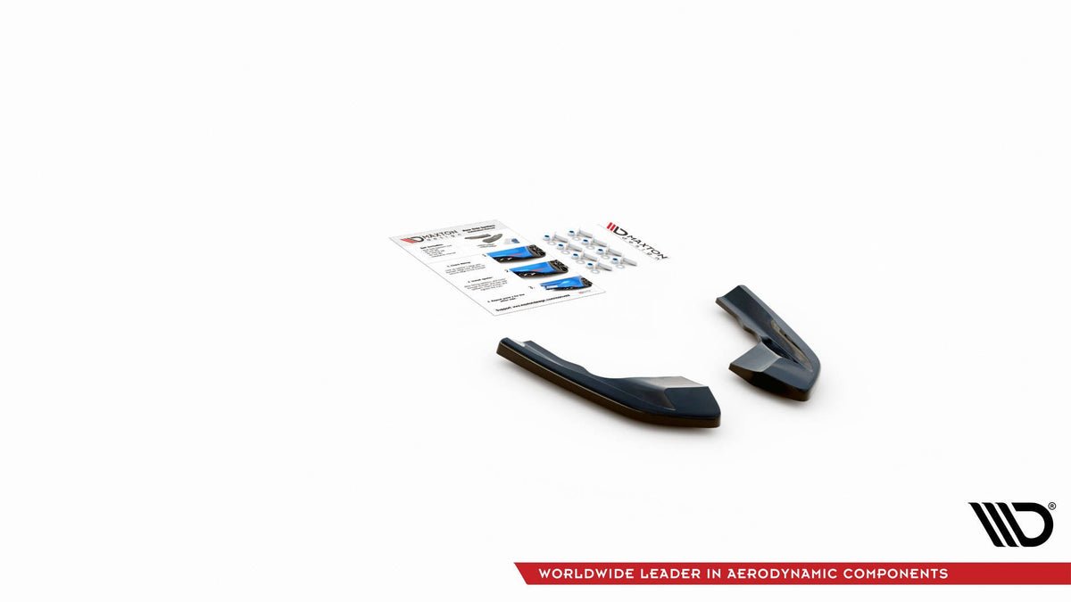 Rear Side Splitters V.1 for Volkswagen Golf R Hatchback Mk8