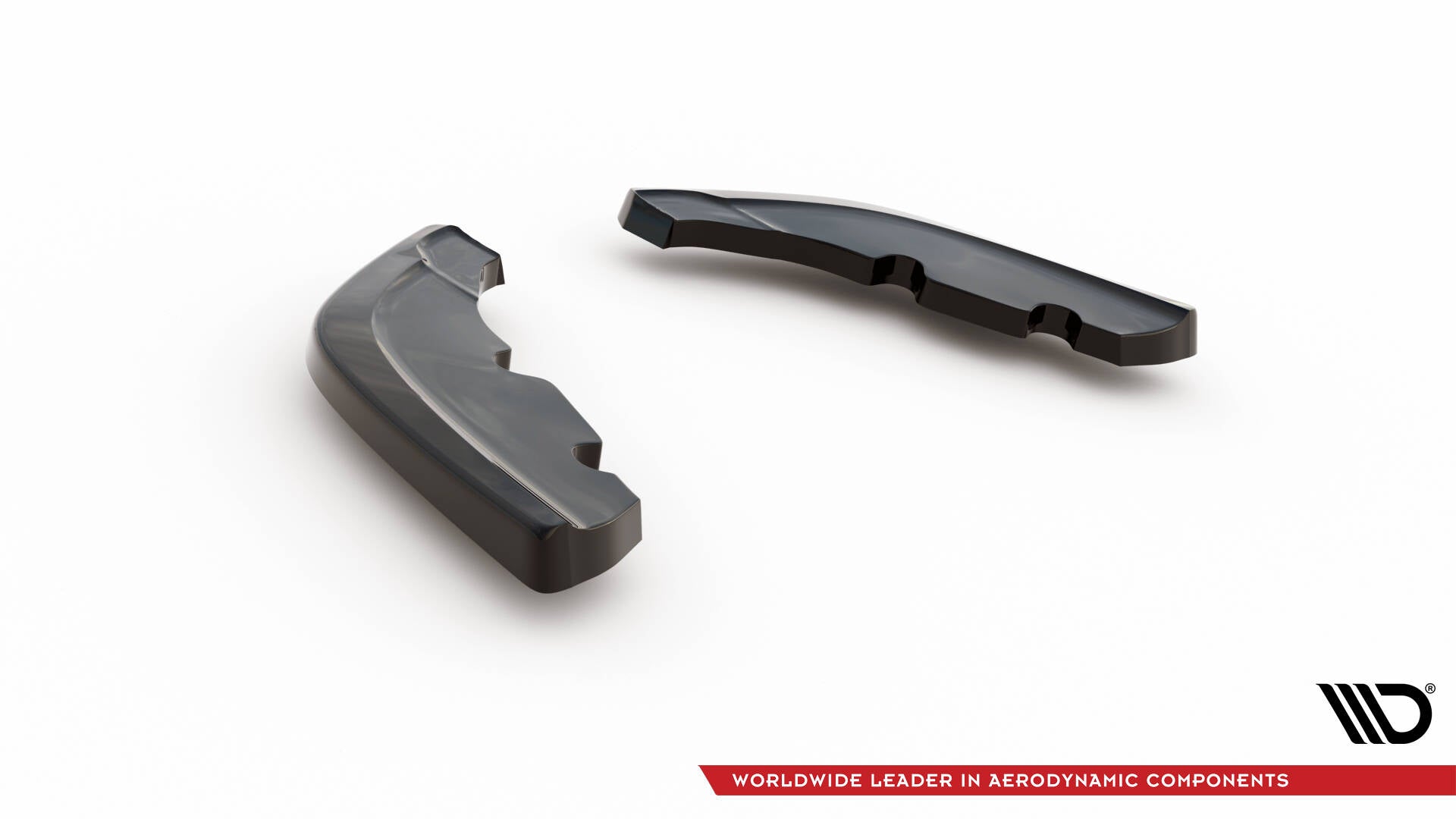 Rear Side Splitters V.10 (For rear valance v.2) BMW 1 M-Pack /  M135i / 128ti F40