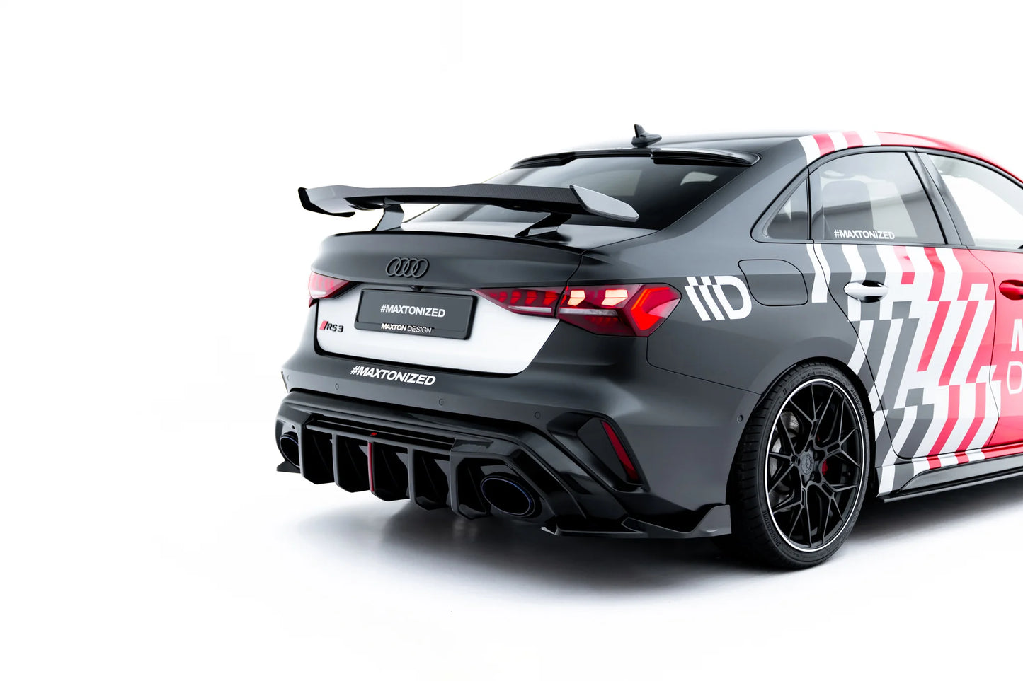 Rear Side Splitters V.2 Audi RS3 Sedan 8Y Facelift