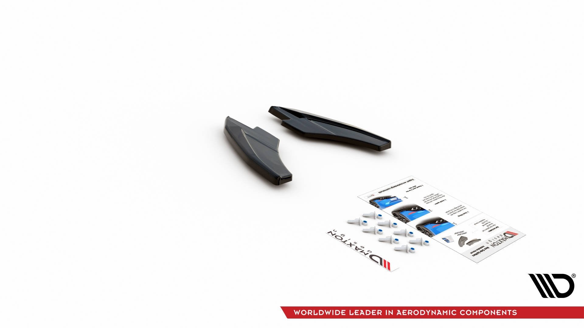 Rear Side Splitters V.2 Audi S3 / A3 S-Line Sportback 8Y