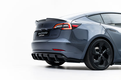 Rear Side Splitters V.2 Tesla Model 3