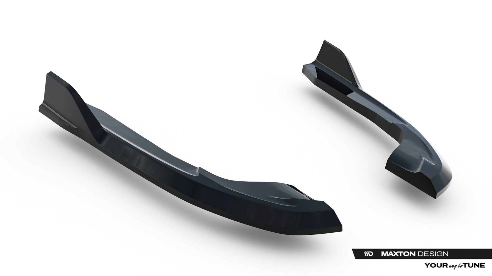 Rear Side Splitters V.2 Volkswagen Golf R Variant Mk8 / Mk8 Facelift