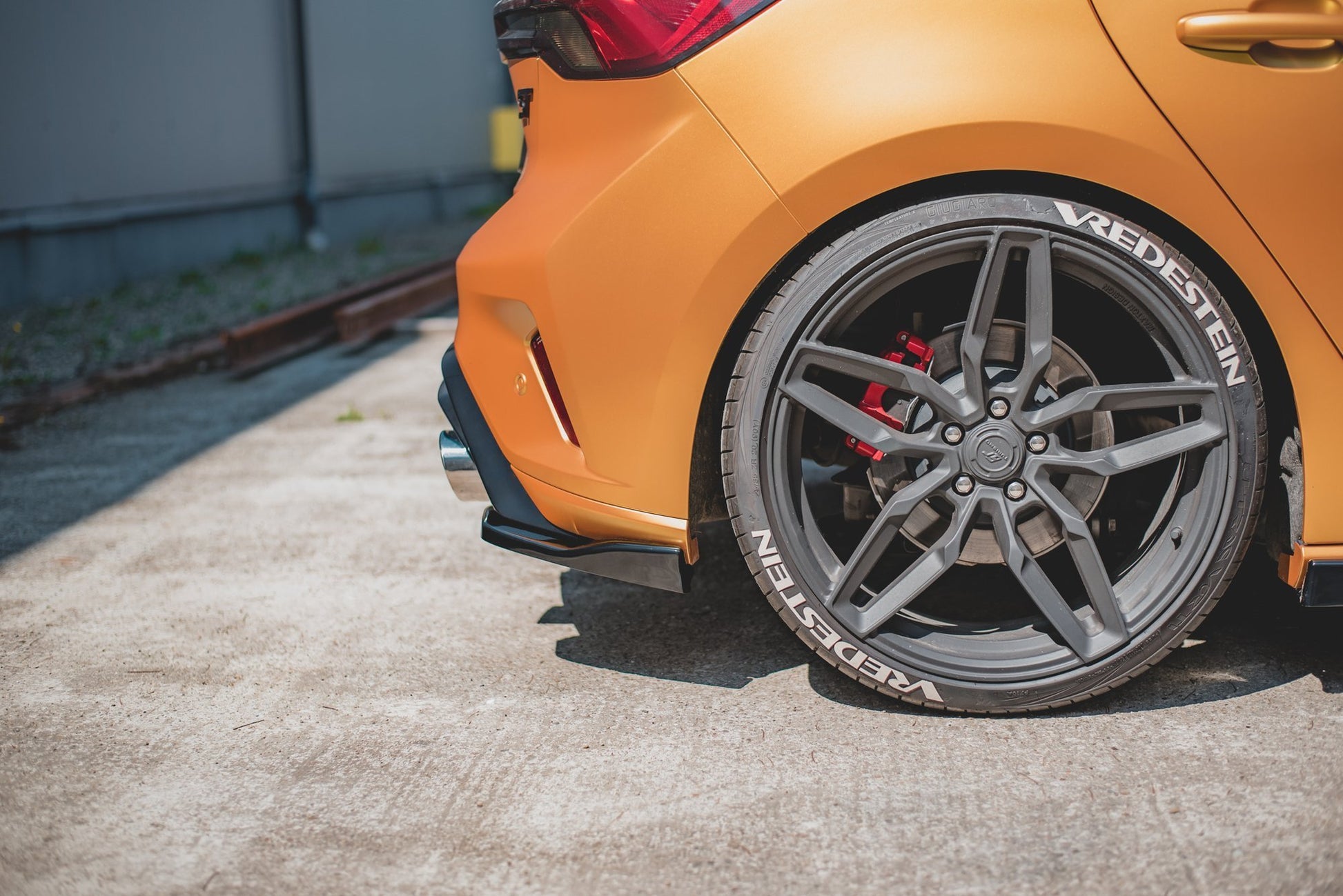 Rear Side Splitters V.3 (For rear valance V.3) Ford Focus Hatchback ST Mk4