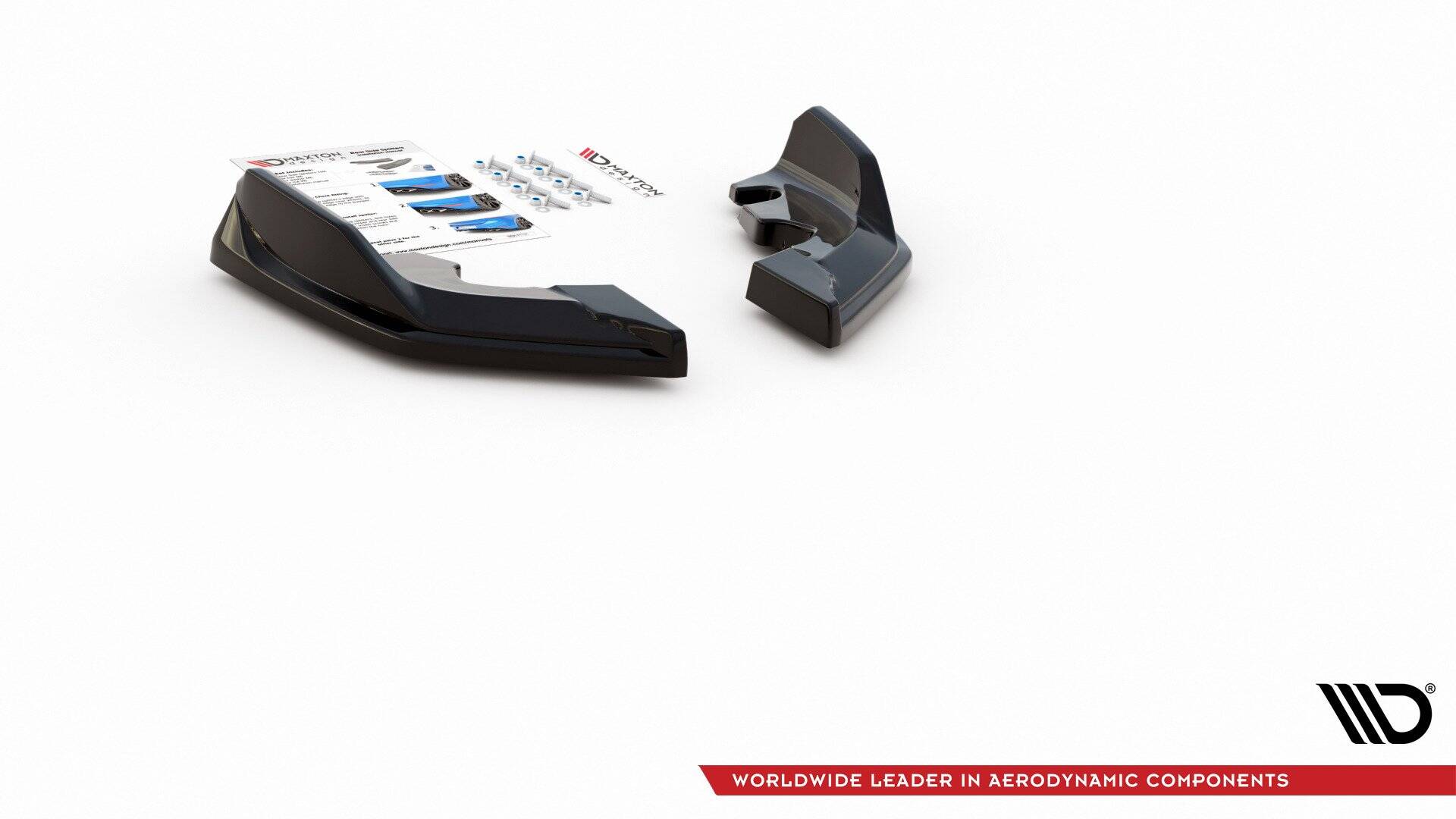 Rear Side Splitters V.4 for BMW 1 M-Pack /  M135i / 128ti F40