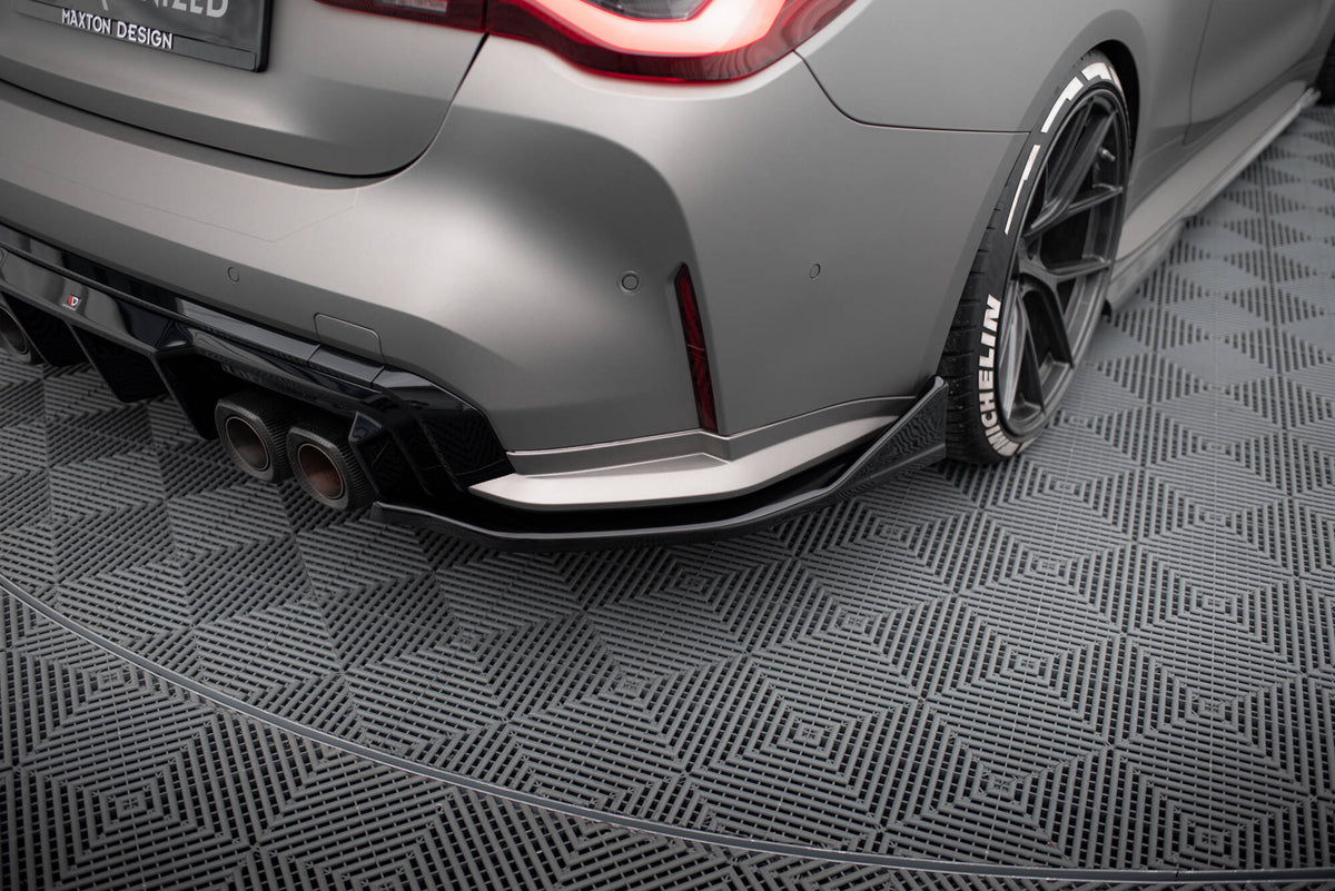 Rear Side Splitters V.5 (For rear valance v.1)  BMW M4 G82 / G82 Facelift