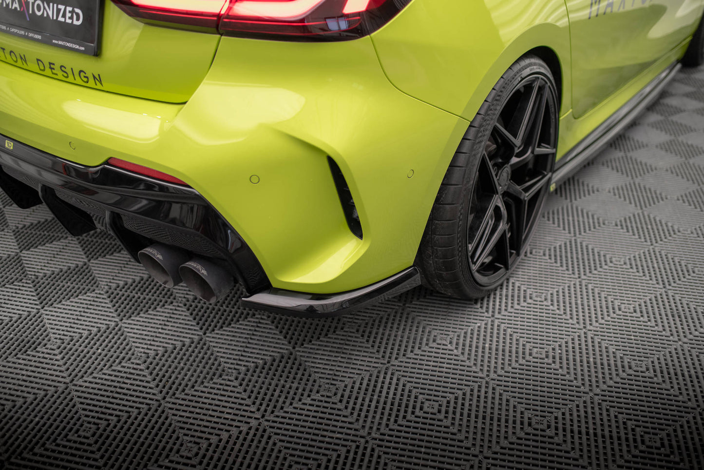 Rear Side Splitters V.5 (For rear valance v.3) for BMW 1 M-Pack /  M135i / 128ti F40