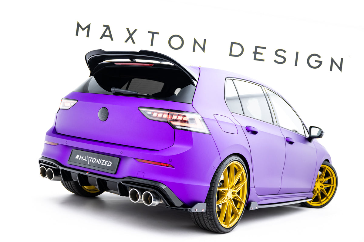 Rear Side Splitters V.6 + Flaps Volkswagen Golf R Hatchback Mk8 Facelift