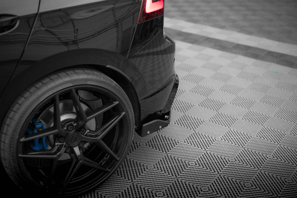 Rear Side Splitters V.6 + Flaps Volkswagen Golf R Hatchback Mk8