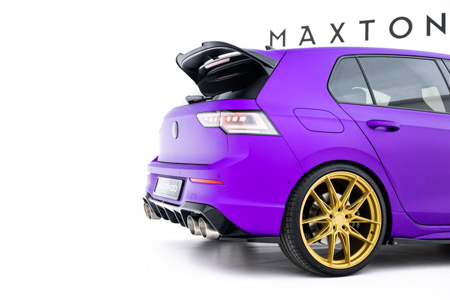 Rear Side Splitters V.6 for Volkswagen Golf R Hatchback Mk8 Facelift